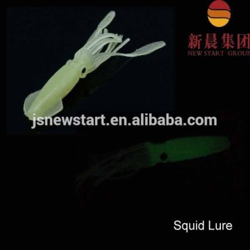10cm 8g luminous soft squid sea fishing lure,soft bait