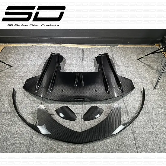 High Quality Dry Carbon Fiber Body Kit for McLaren GT - Front Lip & Rear Diffuser