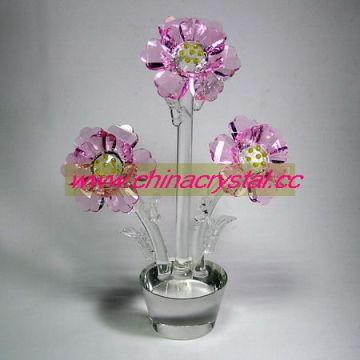 Crystal Crafts- Crystal Flower Home or Wedding Decoration (DW-017)