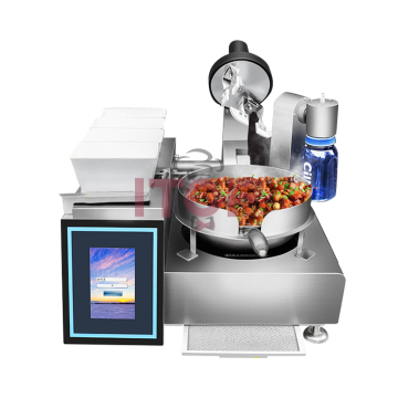 Healthy and Safety Rotating Automatic Wok Cooking Machine