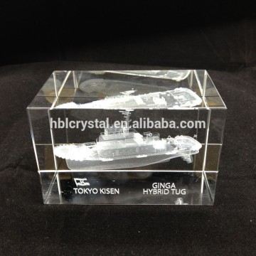 ship customized 3d laser crystal for souvenir promotion gift