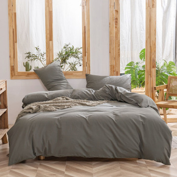 Wholesale King Size Cotton Bedding Sets: Simple Solid Duvet Collections
