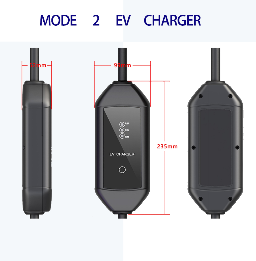 Typ 1 Level 2 Modus 3 Einer Phase16A 32A Auto Ladestation Ladestation Ladepfahl EV -Ladegerät