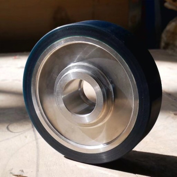 Aluminum Wheel with Applied Urethane Tire Coating Wheel