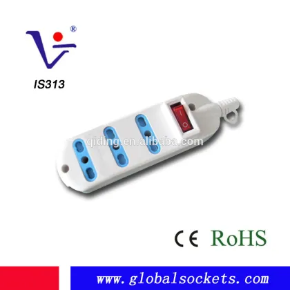 3ways Italian electric switch Socket
