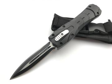 Aluminum Push Botton Folding Pocket Knife