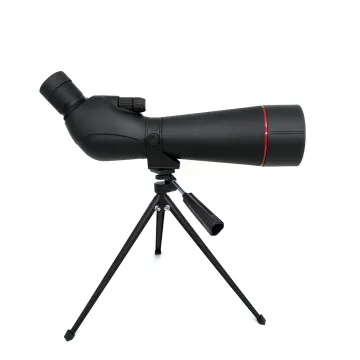 Angled Spotting Scope 20-60x80 Black for Hunting and Birding