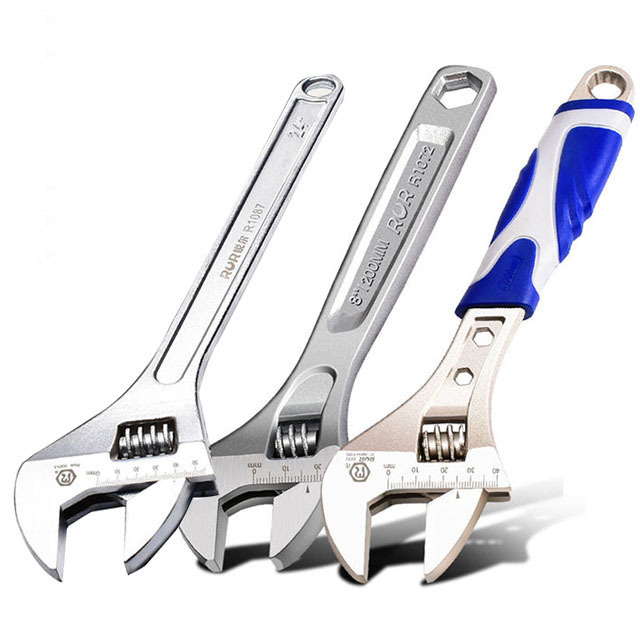 2023 new manual service tool Adjustable spanner open end adjustable wrench