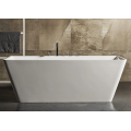 灰色の自立浴槽モダンスタイルの正方形の自立型アクリルバスタブ