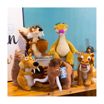 Factory Direct 20cm x 27cm Ice Age Cartoon Plush Toys - Skin Friendly Plush Dolls for Kids
