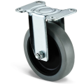 Plastic furniture casters for carpets