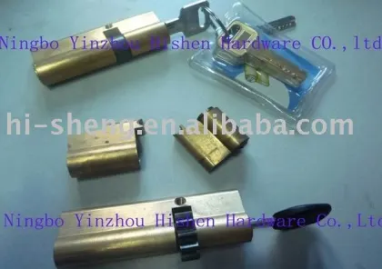 Cylinder lock, security product, security lock