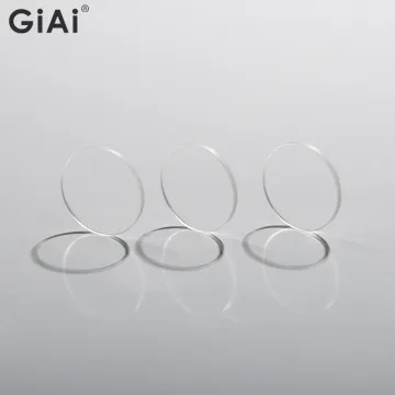 Custom Heat Resistant Optical Sapphire Observation Window - Round Sapphire Glass 0.5-200mm IR Window