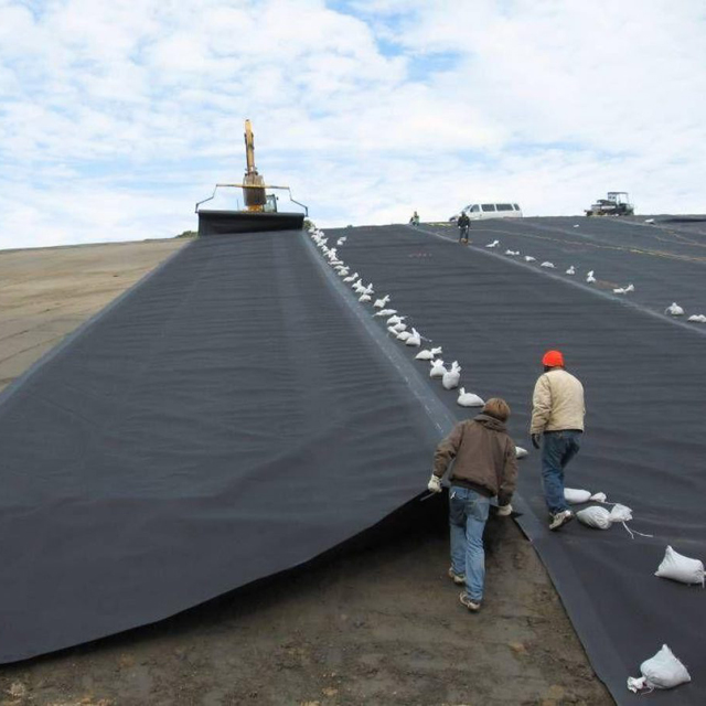 بطانات بركة السمكة 0.75mm 1mm HDPE Geomembrane