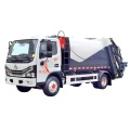Dongfeng 7 camión de basura de compresión cuadrada