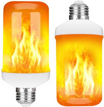 2W E27 LED orange Flammeffekt Flacker -Glühbirne für Weihnachtsdekorationsbeleuchtung im Freien im Freien