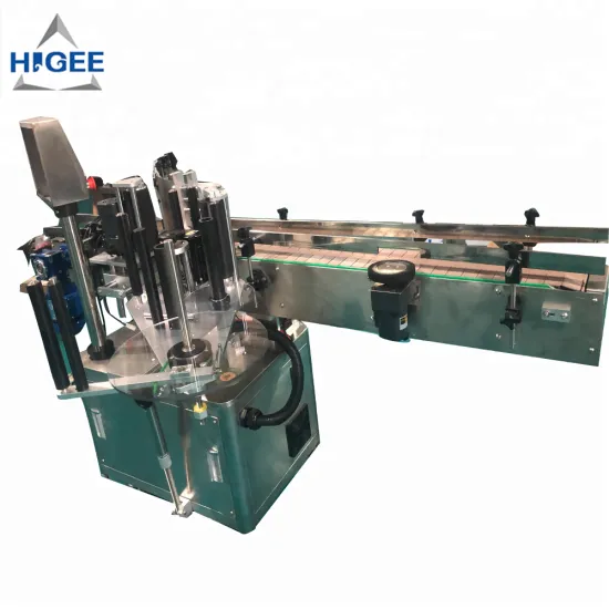Automatic Round Bottle Sticker Labeling Machine for Glass, Plastic Bottles, and Jars