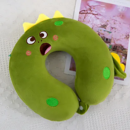 U-shaped Neck Pillow - Cartoon Travel Napping Pillow, Portable Plush Toy Pillow