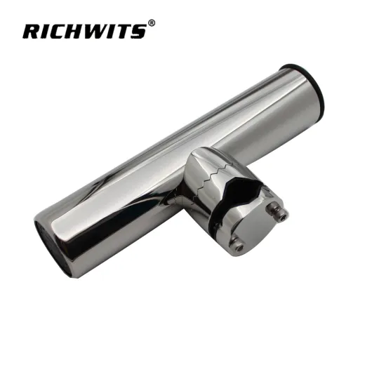 stainless steel clamp-on fishing rod holder