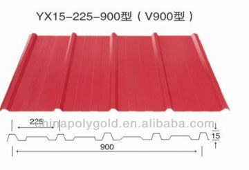 Long span galvanized roofing sheet