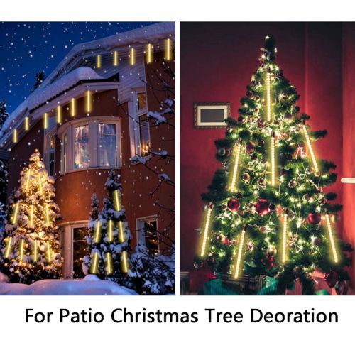 Solar LED light outdoor Fairy Meteor Shower lights