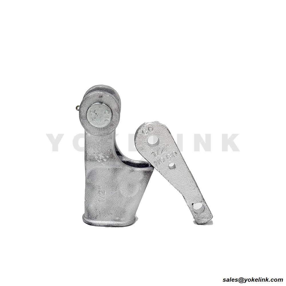 Öntött acél 1/2&#39;&#39; 3/8&#39;&#39; drótkötél nyitott ékes foglalat horganyzott