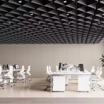 Creative Polyester Fiber Acoustic Ceiling Baffles