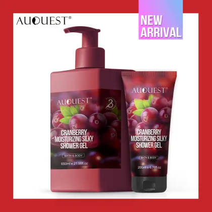 Private Label Organic Cranberry Oil Skin Shower Gel