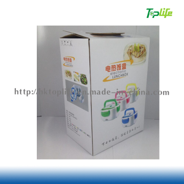New Electric Heating Insulation Boxes Multifunctional Electronic Heated Lunch Box EU/Us Plug 4 Color with Retail Package