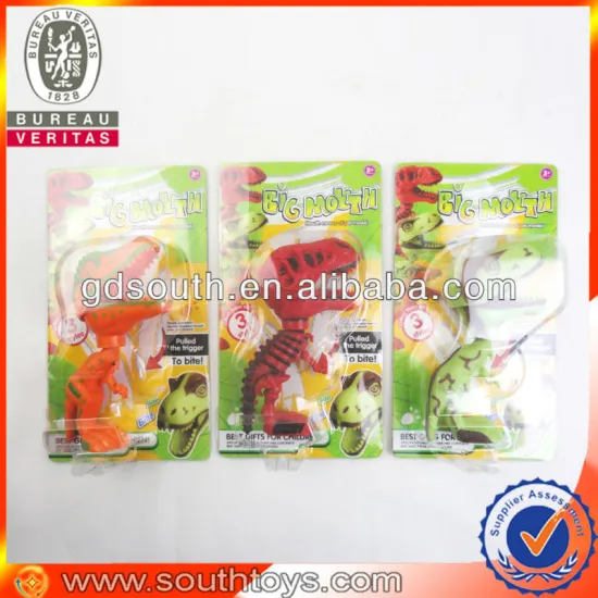 big mouth figure operation control dinosaur mouth open and closure