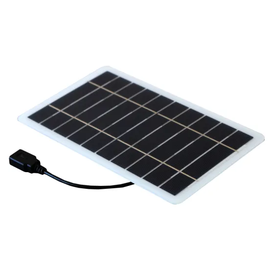 5V 5W DC Output USB Solar Battery Charger with Solar Panel and Charge Regulator