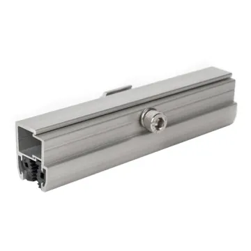 L Foot Adjustable End Clamps for PV Aluminum Rail - Fortin Roof Solar Mounting System Rooftop Solar Panel Mounting Brackets