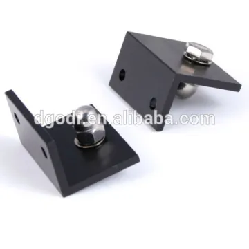 black oxide steel 45 degree angle bracket