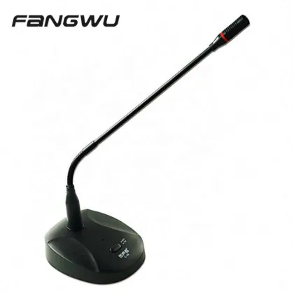 Popular Portable Radio Microphone: AOM-5244L-R Gooseneck Wired Table Microphone