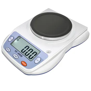 SF-400D Multifunctional Compact Lab Scale Accuracy Weighs Grams, Carats, Ounces, Pounds for Science with Adapter