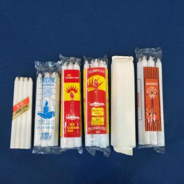 450g Mozambique Market Blanco Fluted velas del hogar