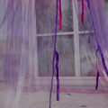 Fuchsia Tie-dyeing Umbrella Mosquito Net Bed