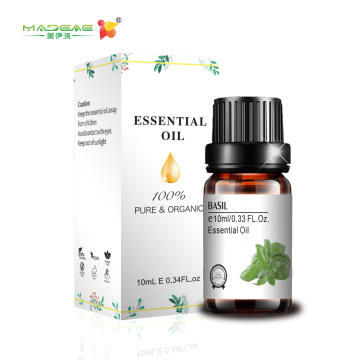 Pure Aroma Basil Basil Essential Oil Custom Private Relab para a pele