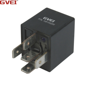 Black 5 Pin 220V High Capacity Auto Power Electric Relay
