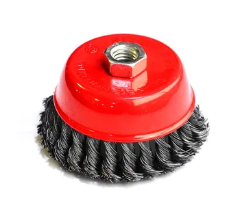 Wire Cup Brush with Twisted Knot Steel: 2-Year Detailing & Cleaning Tool for Metal and Non-Metal Surfaces - 125mm OEM/ OBM CN;SIC