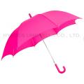 Parapluie réfléchissant pour enfants à ouverture automatique, couleur rose