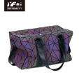 Bolso geométrico de la mano de la moda de la PU noctiluciente