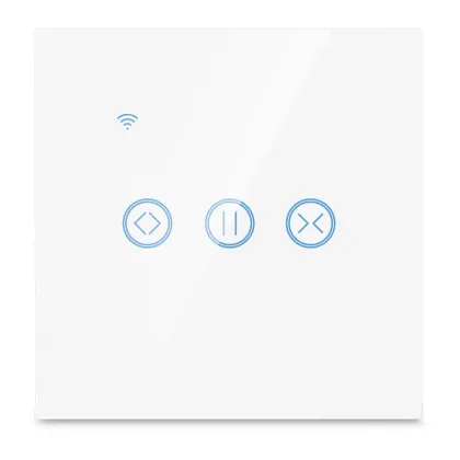 EU UK Wifi Tuya Smart Life Remote Control Alexa Electric Curtain Window Shutter Smart Switch WiFi Controlled Curtain Switch