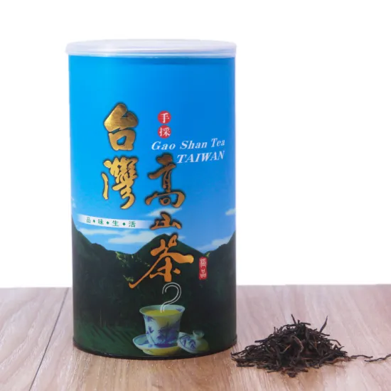 Stylish Tea Packaging Tube with Metal Closure