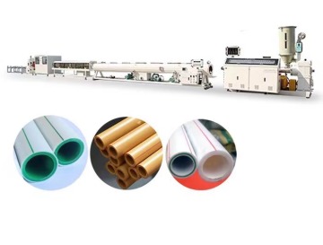 Linea di produzione di tubi PPR/PP/PE in plastica