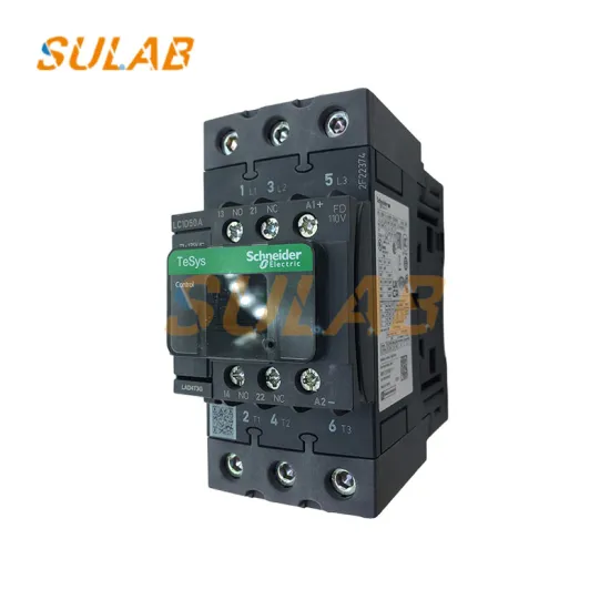 Original Elevator Spare Parts: LC1D50AFD Contactor Elevator Relay - 3 Pole, 50A, 110 V DC