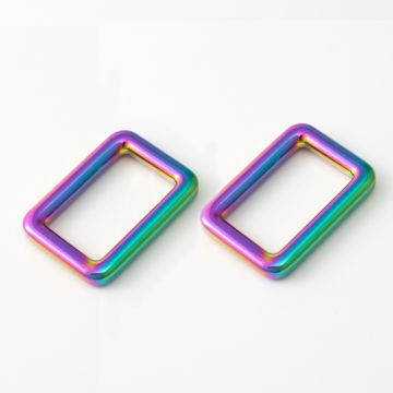 Hot Sale Metal Square Handle Ring Buckle Strap Buckle Slider for Bags