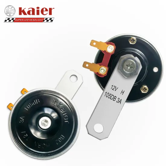 Universal Disc-Shaped Waterproof Electric Horn for Toyota - 12V 115dB Loudest Sound Auto Accessory