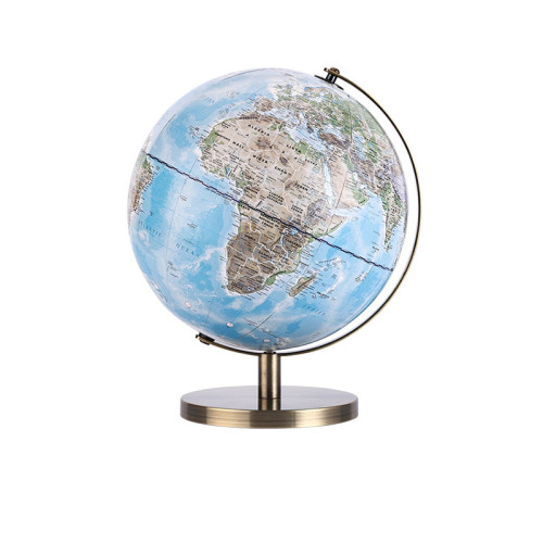 25cm Antique Paper Globe for Office Decor Travel Ball