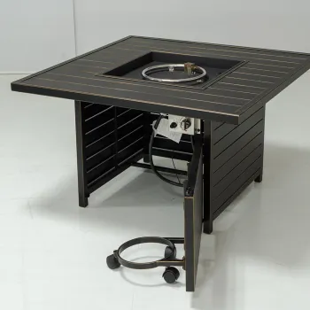 Outdoor Propane Butane Fire Pit Table Burner for Garden Patio Dining